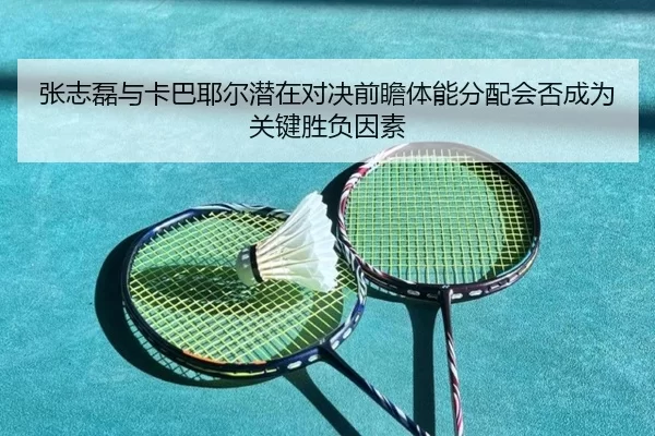 张志磊与卡巴耶尔潜在对决前瞻体能分配会否成为关键胜负因素